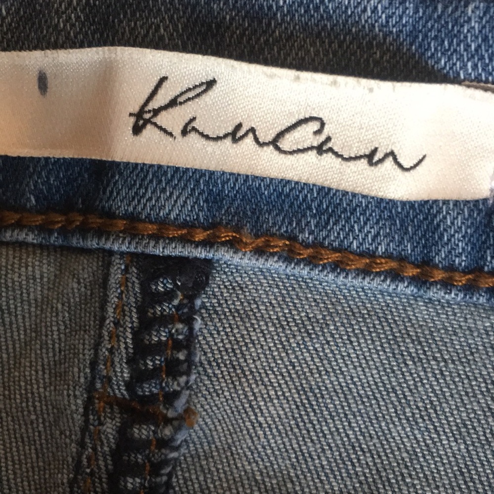 KanCan Zuma Distressed light wash denim mini skirt - Picture 8 of 9